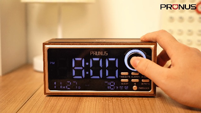 Amazon.com: PRUNUS J-177 Retro Vintage Alarm Clock Radio with Fast